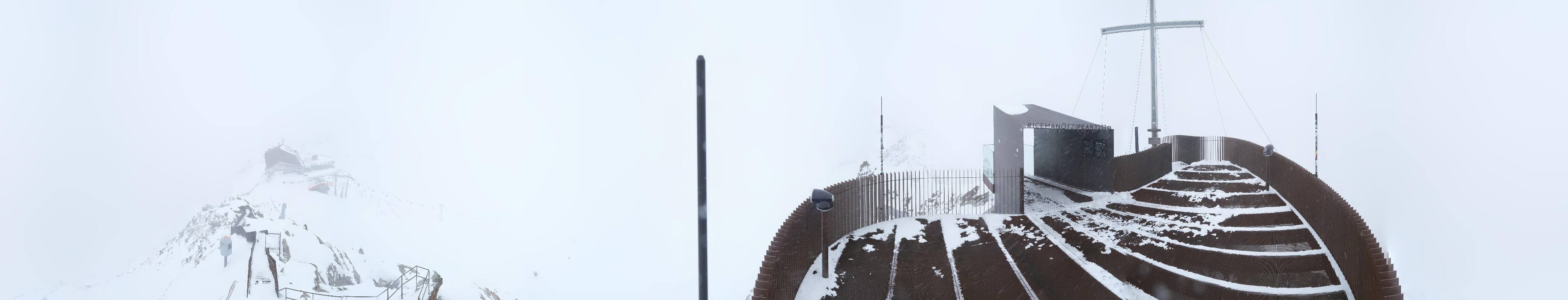 Archiv Foto Webcam Schnalstaler Gletscher - Aussichtsplattform Iceman Ötzi Peak
