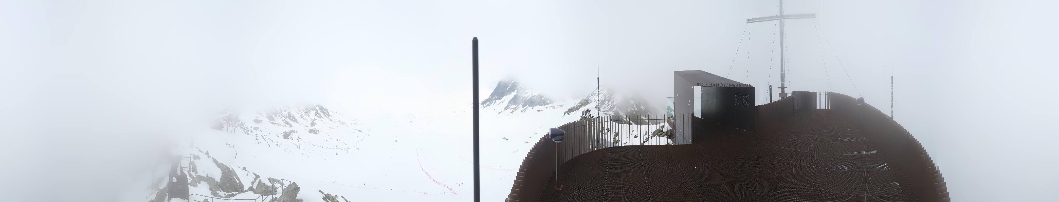 Archiv Foto Webcam Schnalstaler Gletscher - Aussichtsplattform Iceman Ötzi Peak