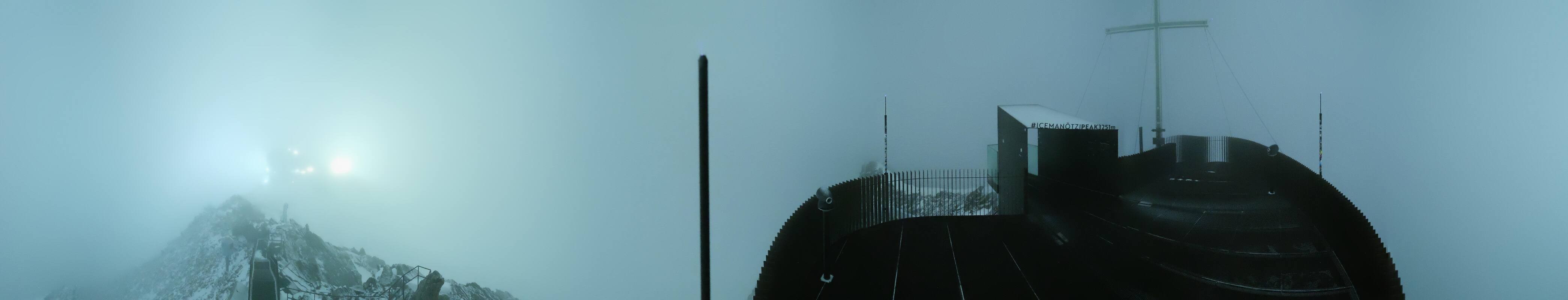 Archiv Foto Webcam Schnalstaler Gletscher - Aussichtsplattform Iceman Ötzi Peak