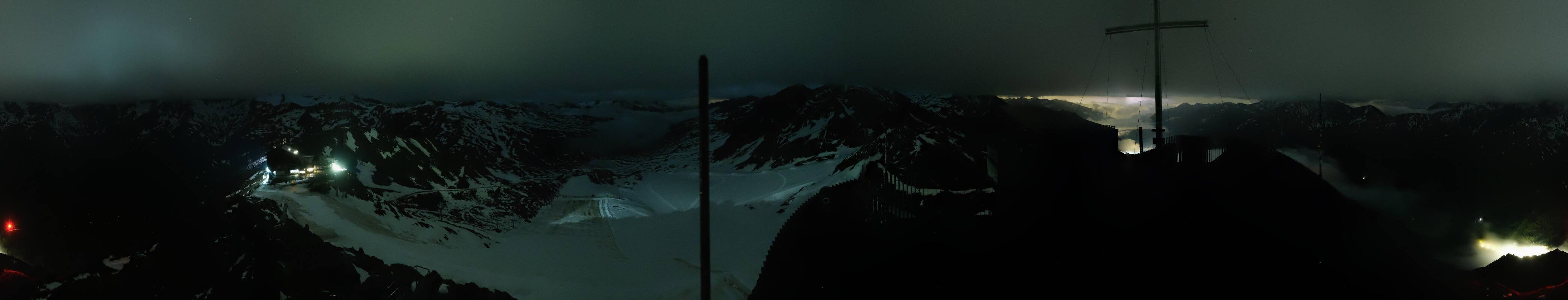 Archiv Foto Webcam Schnalstaler Gletscher - Aussichtsplattform Iceman Ötzi Peak