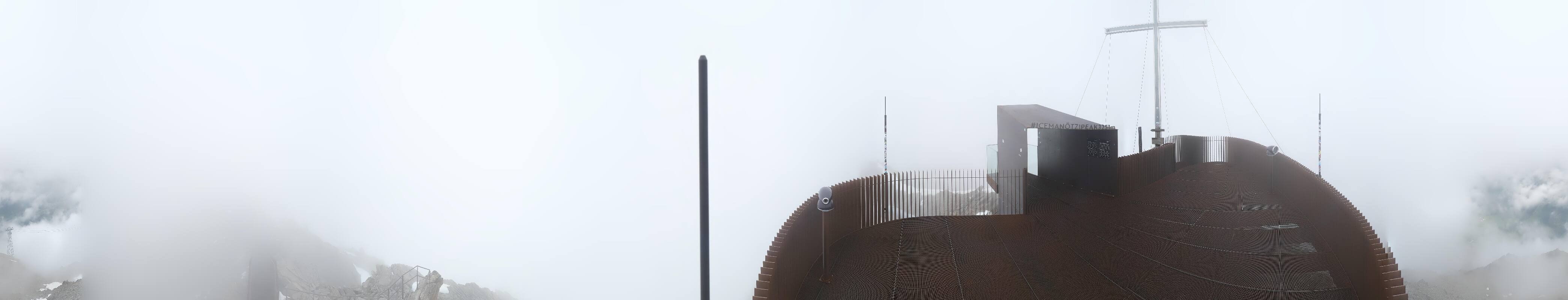 Archiv Foto Webcam Schnalstaler Gletscher - Aussichtsplattform Iceman Ötzi Peak