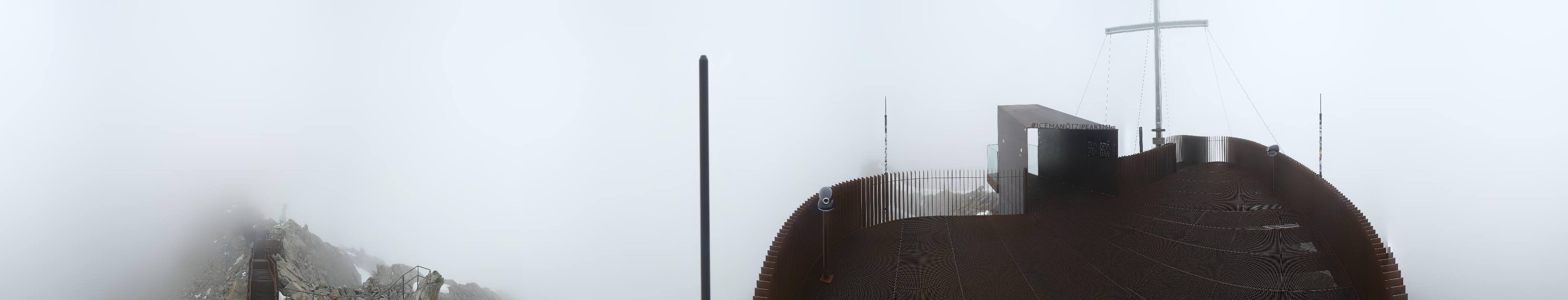 Archiv Foto Webcam Schnalstaler Gletscher - Aussichtsplattform Iceman Ötzi Peak