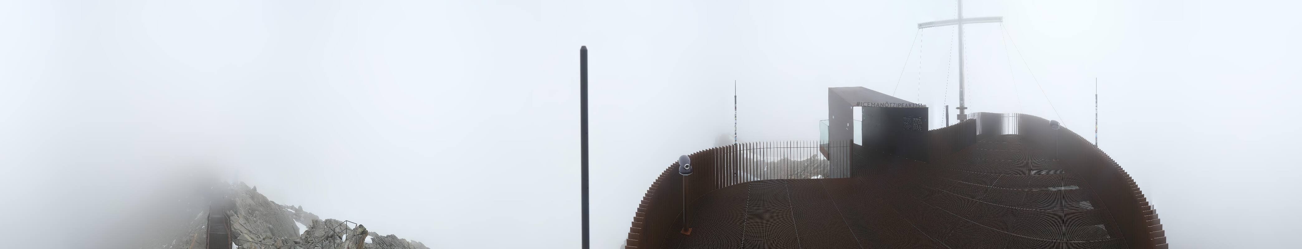 Archiv Foto Webcam Schnalstaler Gletscher - Aussichtsplattform Iceman Ötzi Peak
