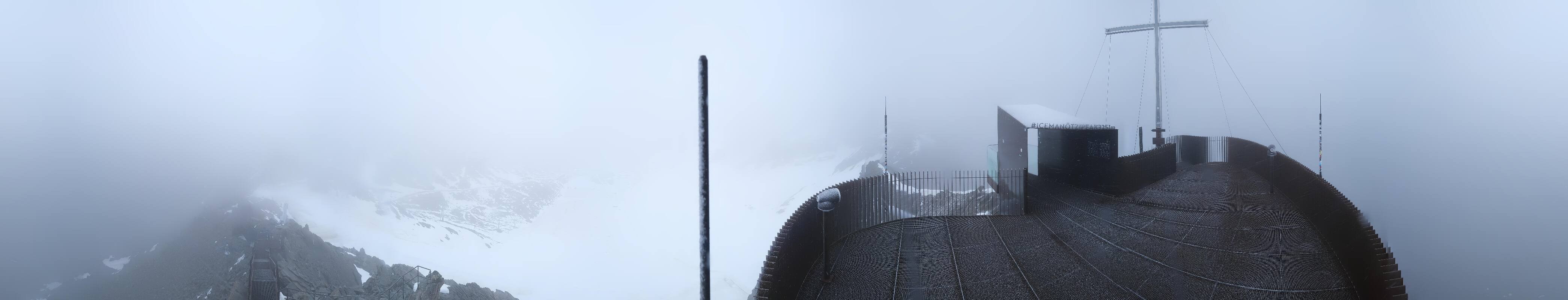 Archiv Foto Webcam Schnalstaler Gletscher - Aussichtsplattform Iceman Ötzi Peak