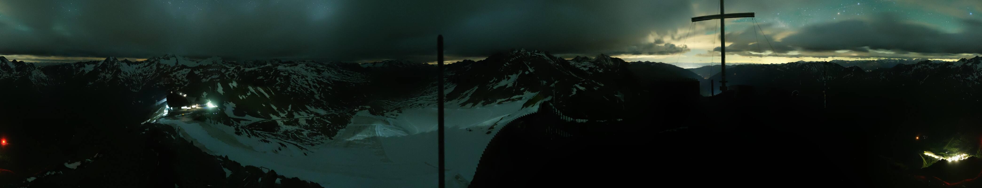 Archiv Foto Webcam Schnalstaler Gletscher - Aussichtsplattform Iceman Ötzi Peak