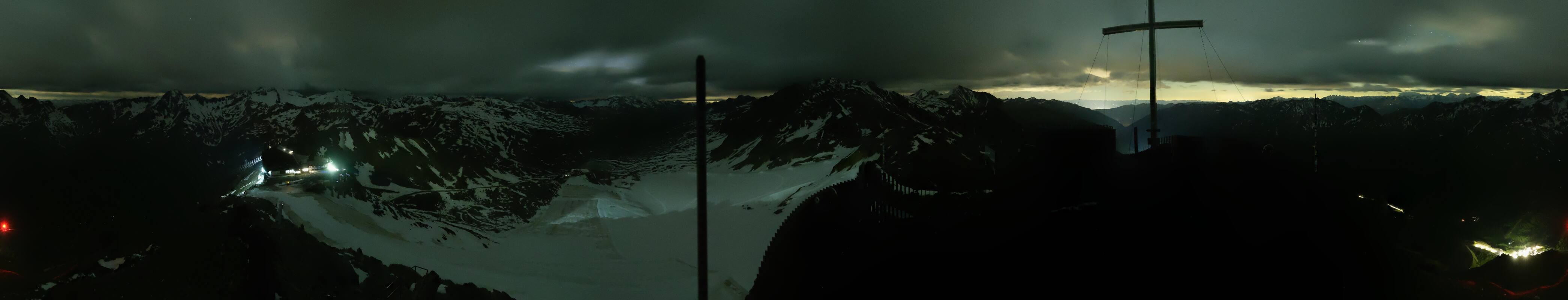 Archiv Foto Webcam Schnalstaler Gletscher - Aussichtsplattform Iceman Ötzi Peak
