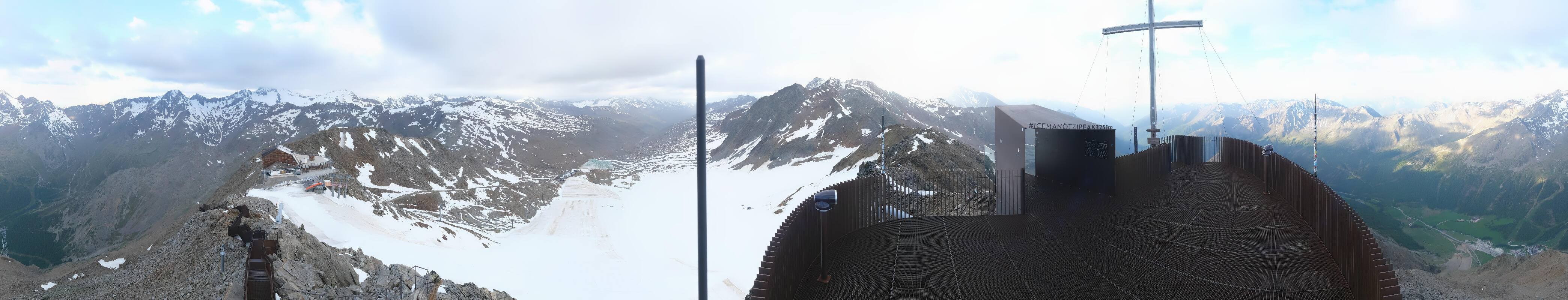 Archived image Webcam Val Senales Glacier - Iceman Ötzi Peak