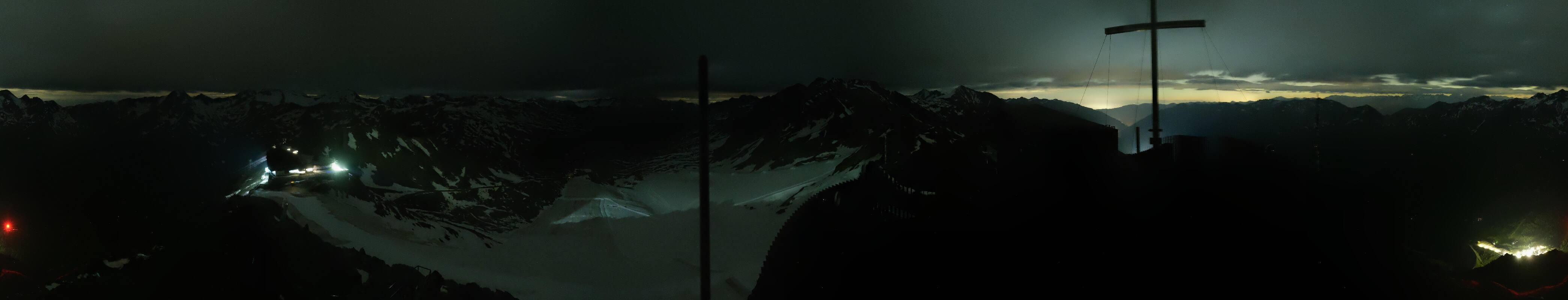 Archiv Foto Webcam Schnalstaler Gletscher - Aussichtsplattform Iceman Ötzi Peak