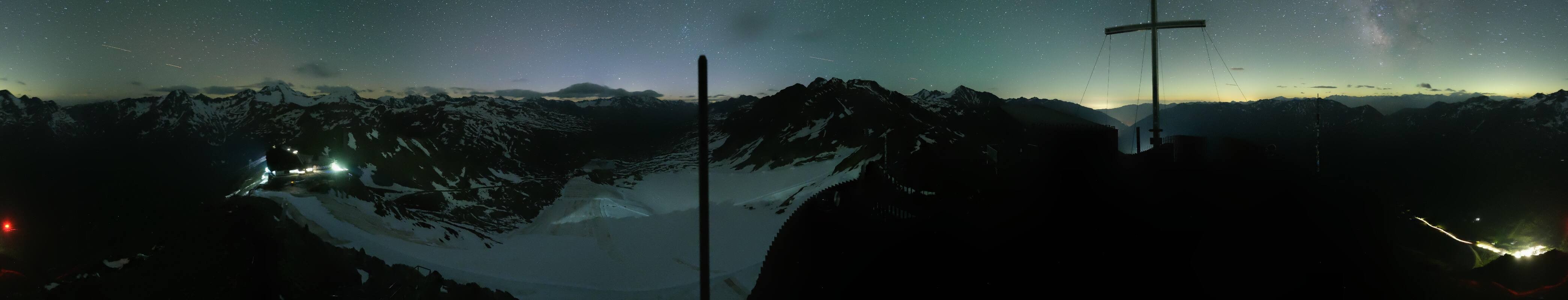 Archiv Foto Webcam Schnalstaler Gletscher - Aussichtsplattform Iceman Ötzi Peak