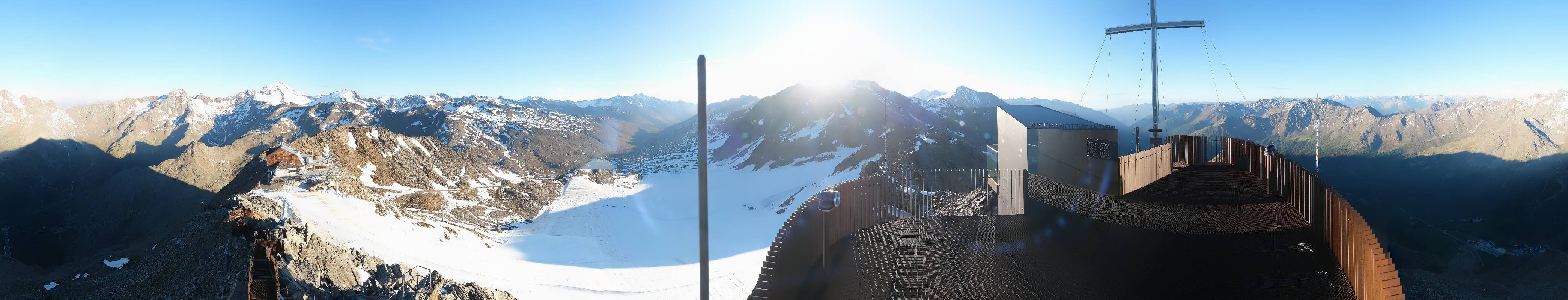 Archiv Foto Webcam Schnalstaler Gletscher - Aussichtsplattform Iceman Ötzi Peak