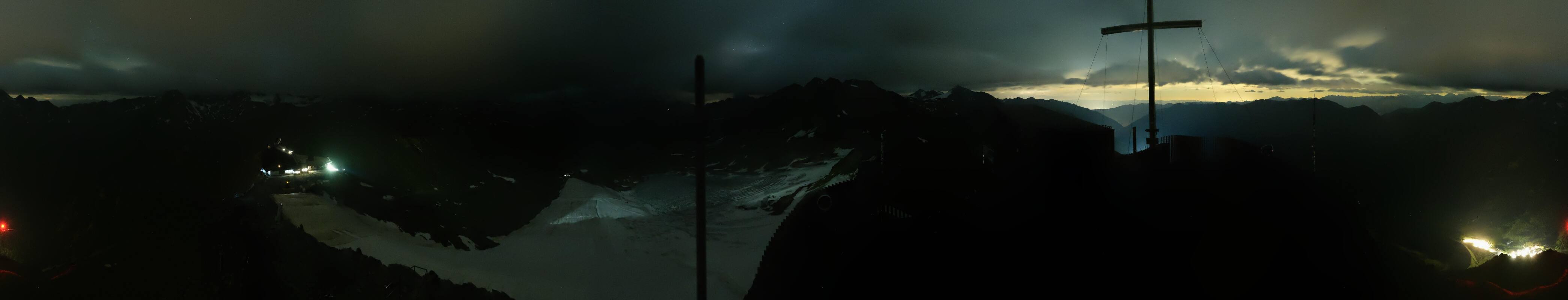 Archiv Foto Webcam Schnalstaler Gletscher - Aussichtsplattform Iceman Ötzi Peak