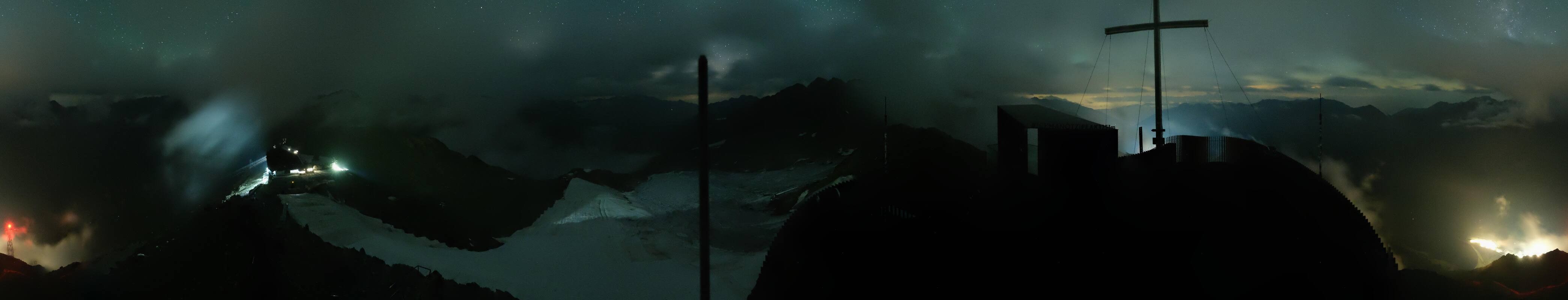 Archiv Foto Webcam Schnalstaler Gletscher - Aussichtsplattform Iceman Ötzi Peak