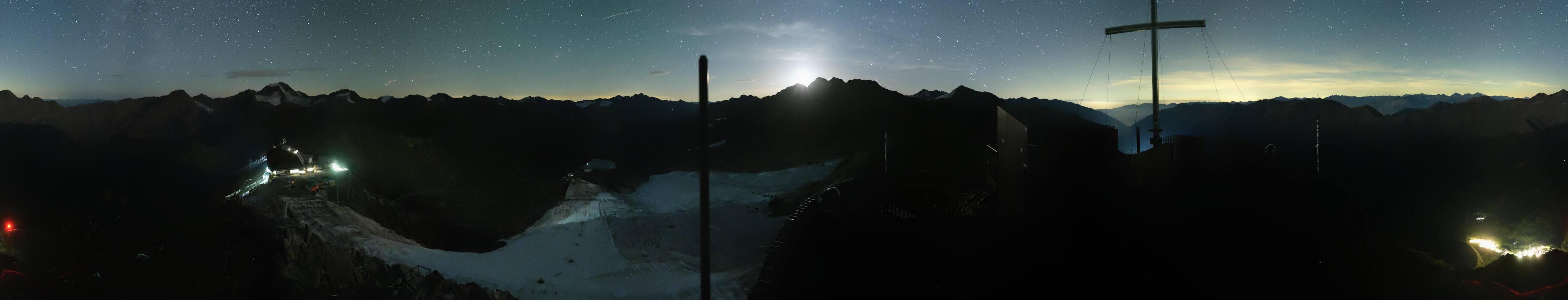 Archiv Foto Webcam Schnalstaler Gletscher - Aussichtsplattform Iceman Ötzi Peak