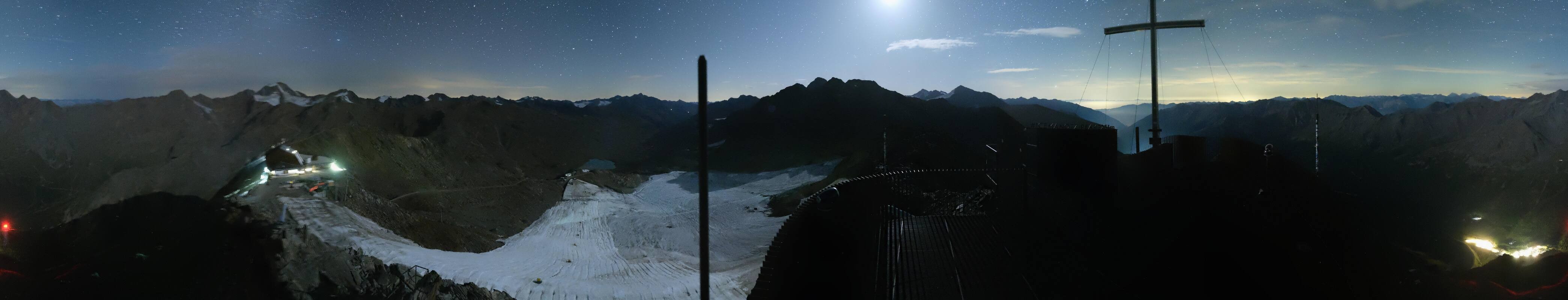 Archiv Foto Webcam Schnalstaler Gletscher - Aussichtsplattform Iceman Ötzi Peak
