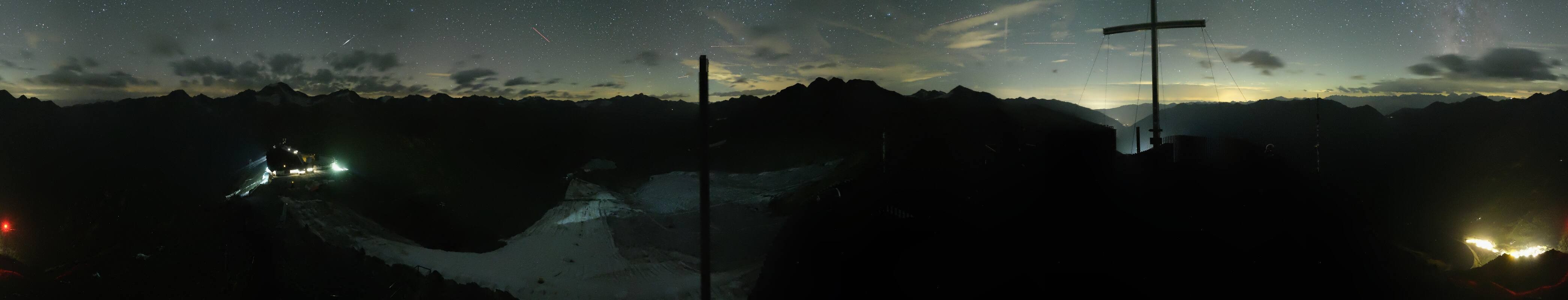 Archiv Foto Webcam Schnalstaler Gletscher - Aussichtsplattform Iceman Ötzi Peak