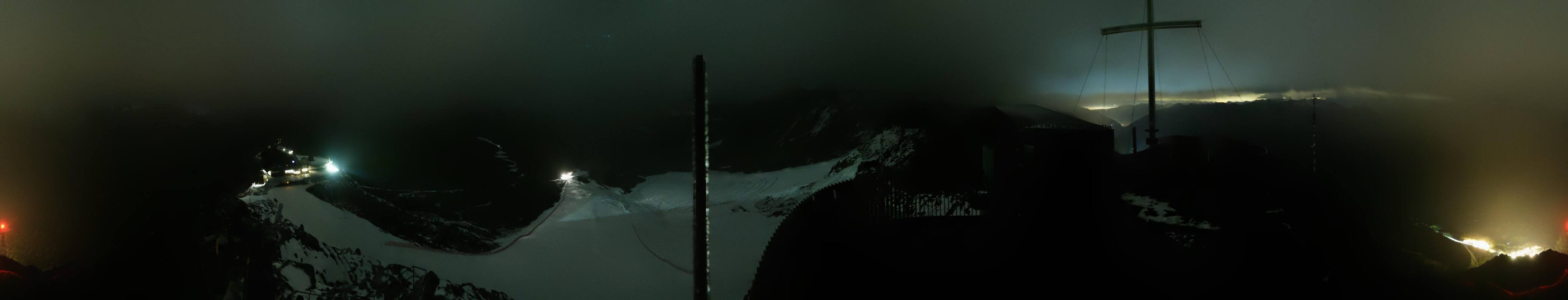 Archiv Foto Webcam Schnalstaler Gletscher - Aussichtsplattform Iceman Ötzi Peak