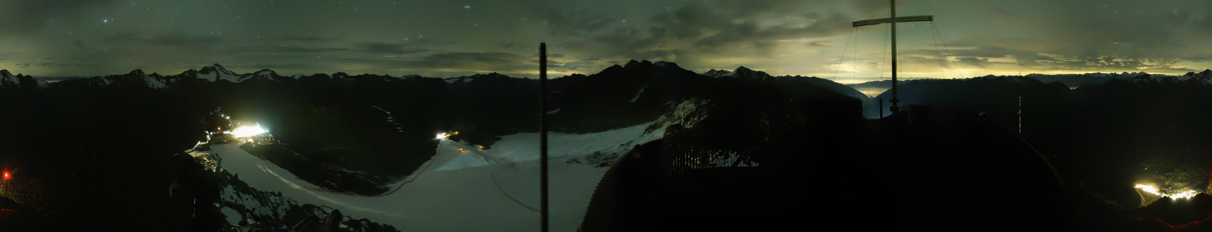 Archiv Foto Webcam Schnalstaler Gletscher - Aussichtsplattform Iceman Ötzi Peak
