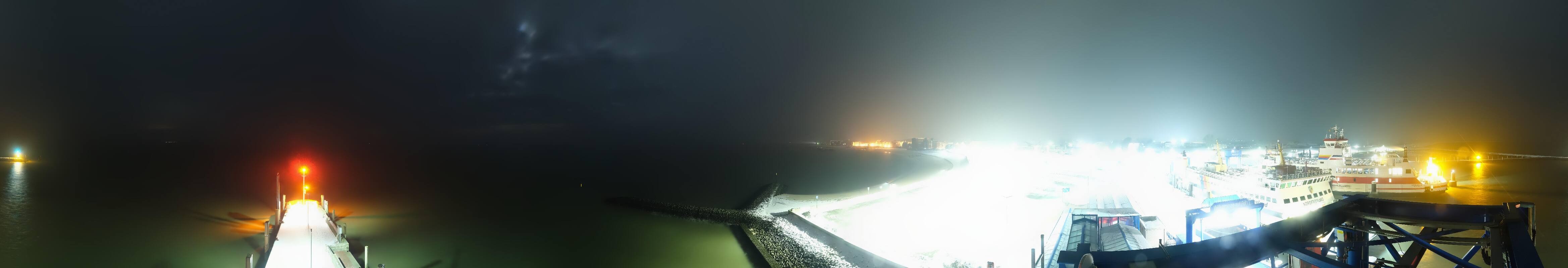 Archiv Foto Webcam Insel Föhr - Fähranleger Wyk