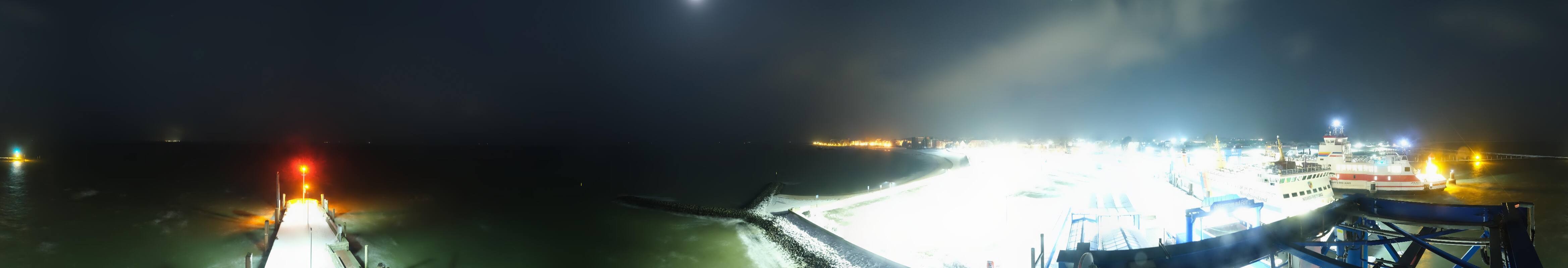 Archiv Foto Webcam Insel Föhr - Fähranleger Wyk