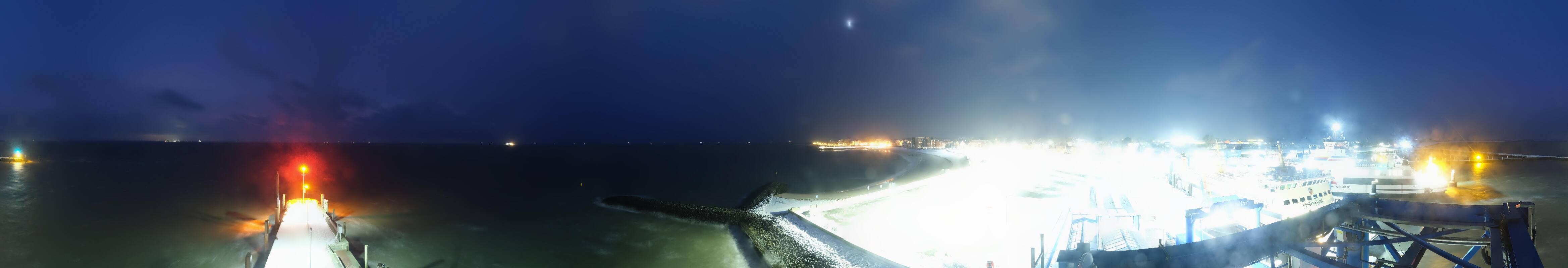 Archiv Foto Webcam Insel Föhr - Fähranleger Wyk