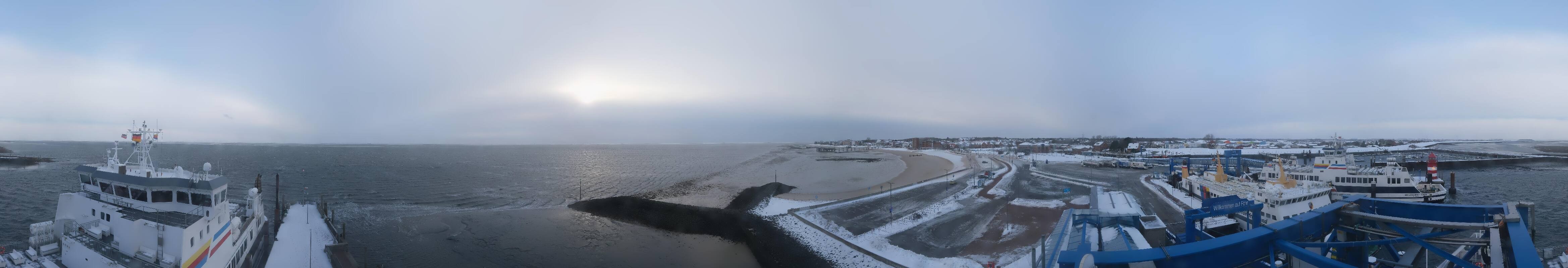 Archiv Foto Webcam Insel Föhr - Fähranleger Wyk