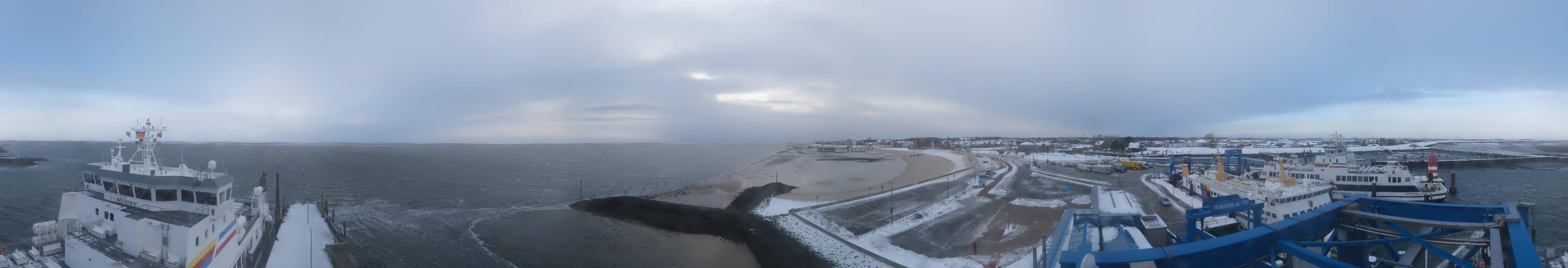 Archiv Foto Webcam Insel Föhr - Fähranleger Wyk