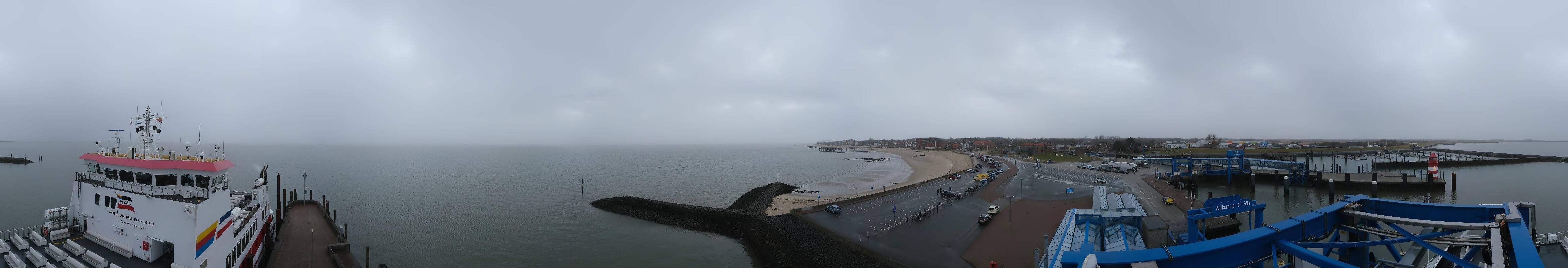 Archiv Foto Webcam Insel Föhr - Fähranleger Wyk
