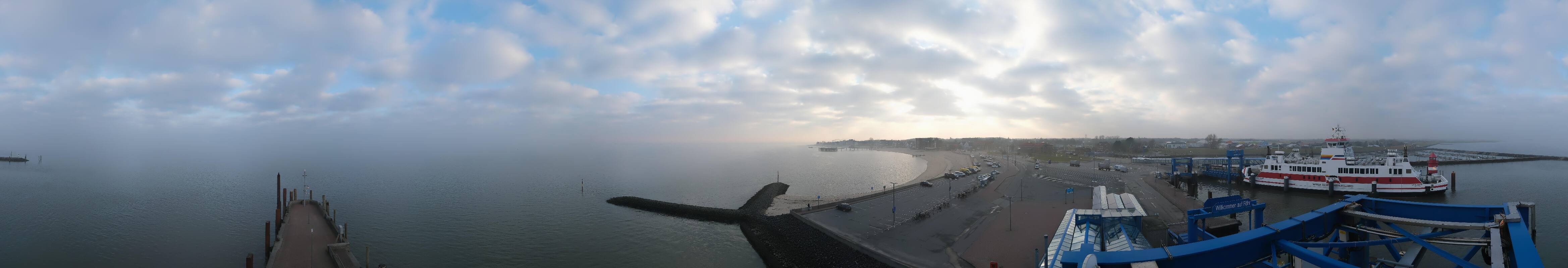 Archiv Foto Webcam Insel Föhr - Fähranleger Wyk