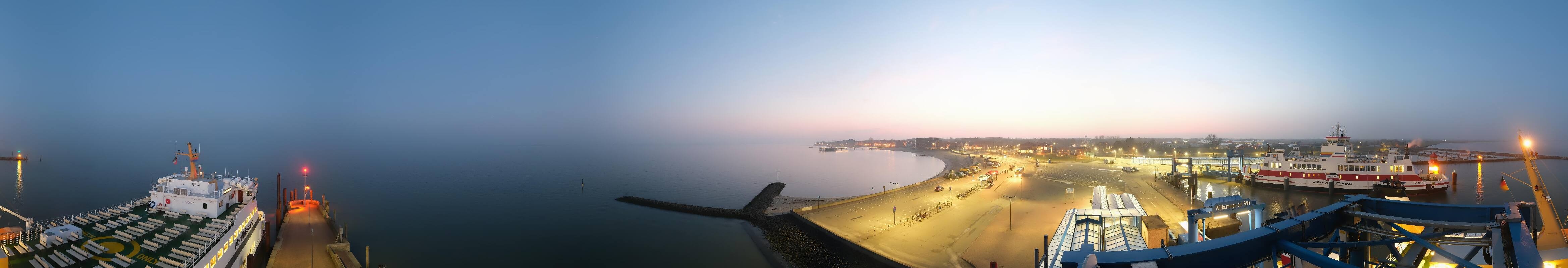 Archiv Foto Webcam Insel Föhr - Fähranleger Wyk