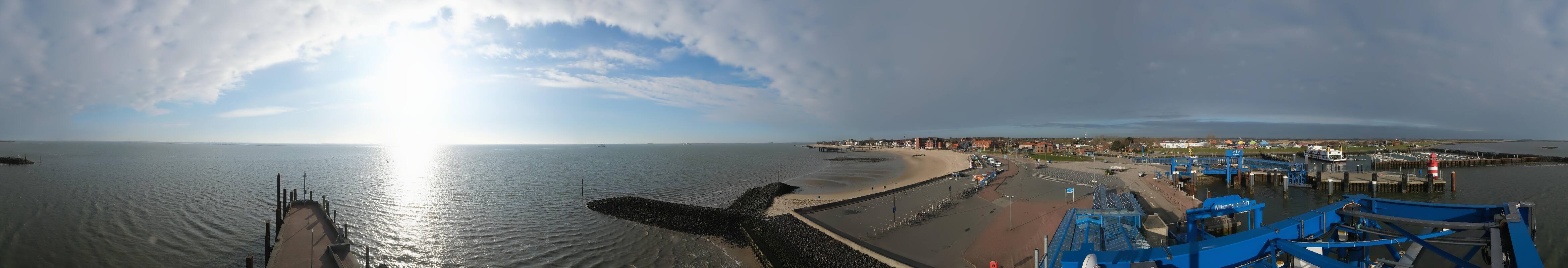 Archiv Foto Webcam Insel Föhr - Fähranleger Wyk