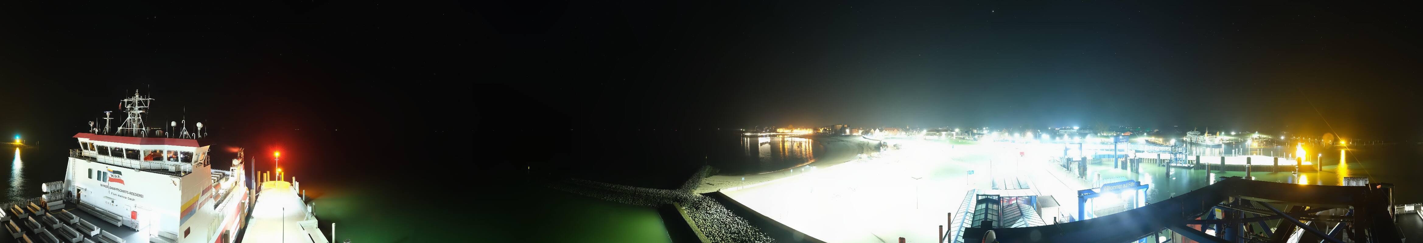 Archiv Foto Webcam Insel Föhr - Fähranleger Wyk