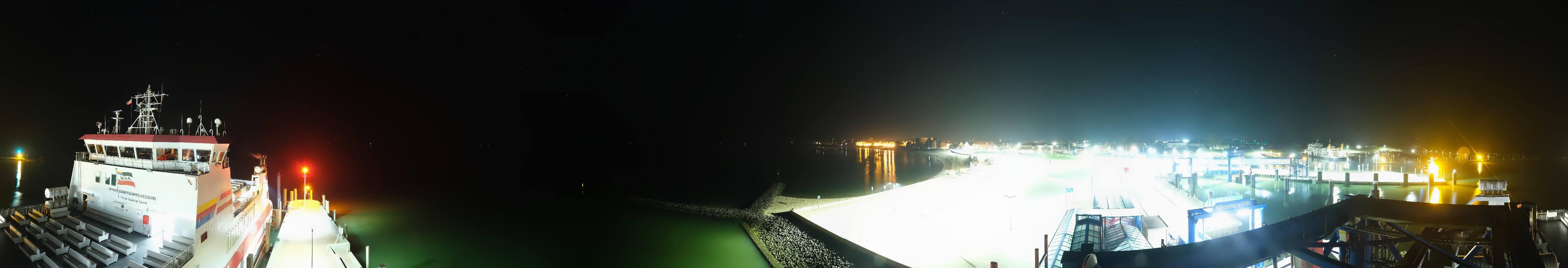 Archiv Foto Webcam Insel Föhr - Fähranleger Wyk