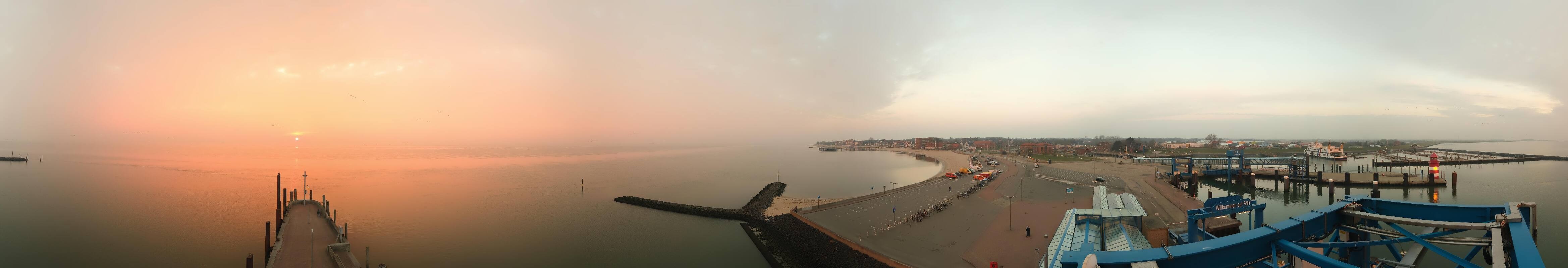 Archiv Foto Webcam Insel Föhr - Fähranleger Wyk