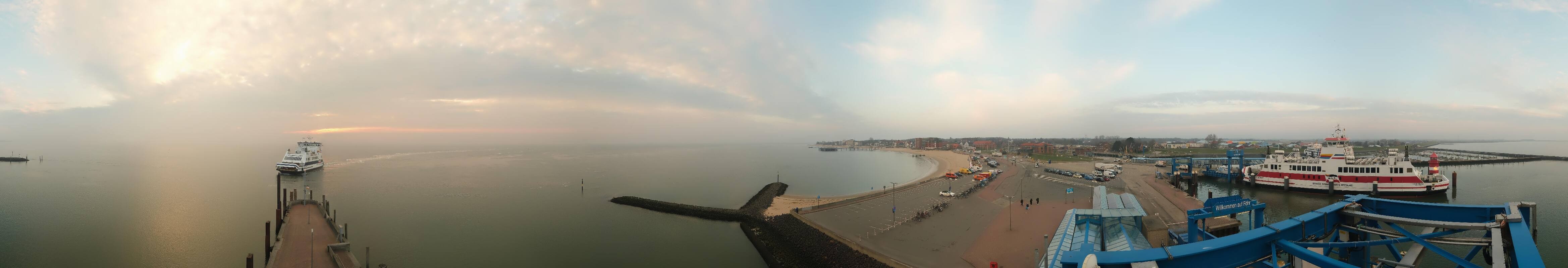 Archiv Foto Webcam Insel Föhr - Fähranleger Wyk