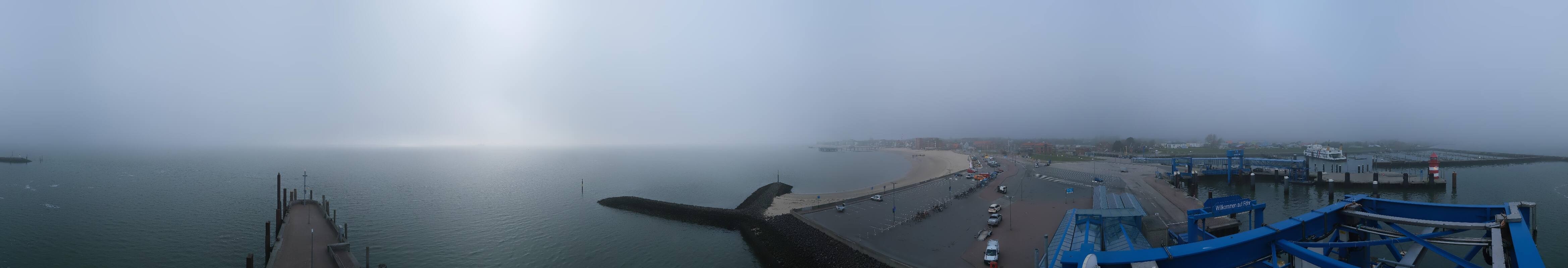 Archiv Foto Webcam Insel Föhr - Fähranleger Wyk