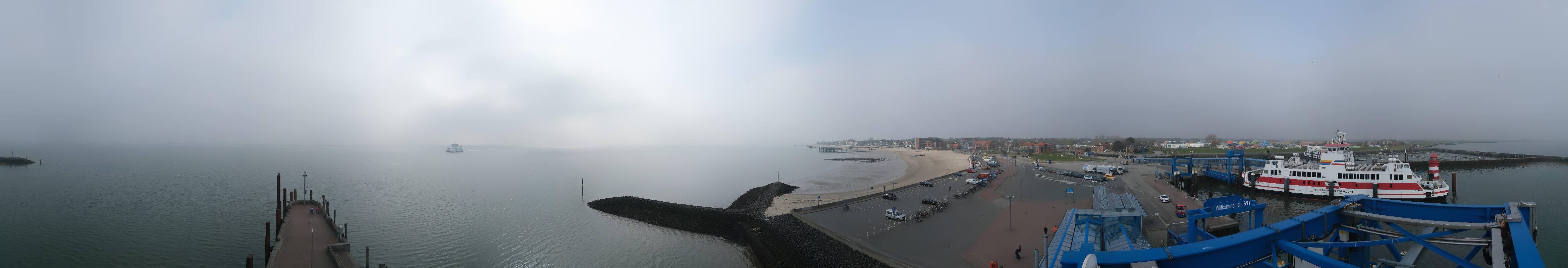 Archiv Foto Webcam Insel Föhr - Fähranleger Wyk