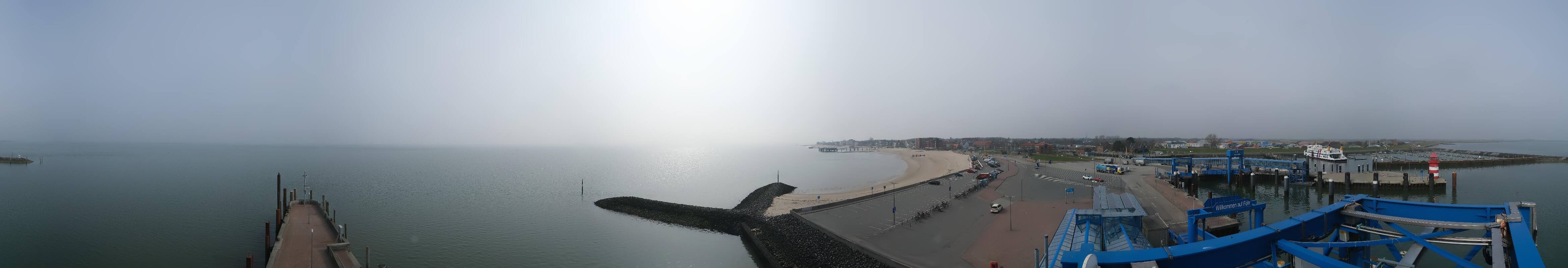 Archiv Foto Webcam Insel Föhr - Fähranleger Wyk