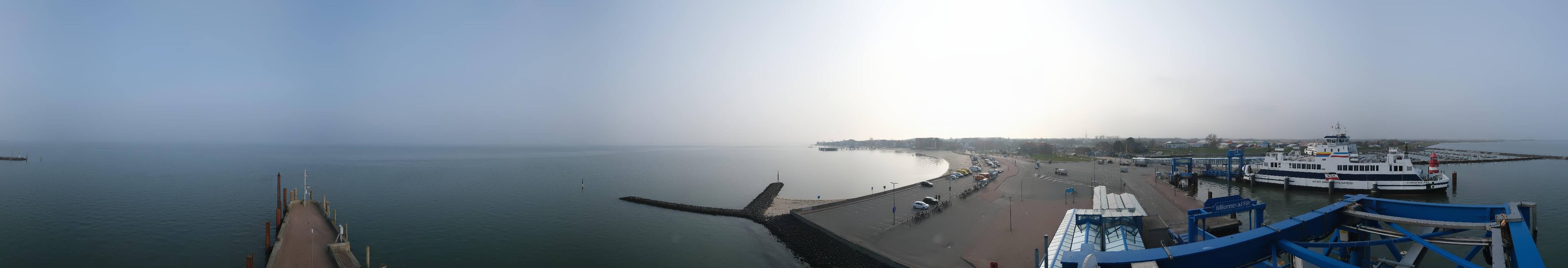 Archiv Foto Webcam Insel Föhr - Fähranleger Wyk