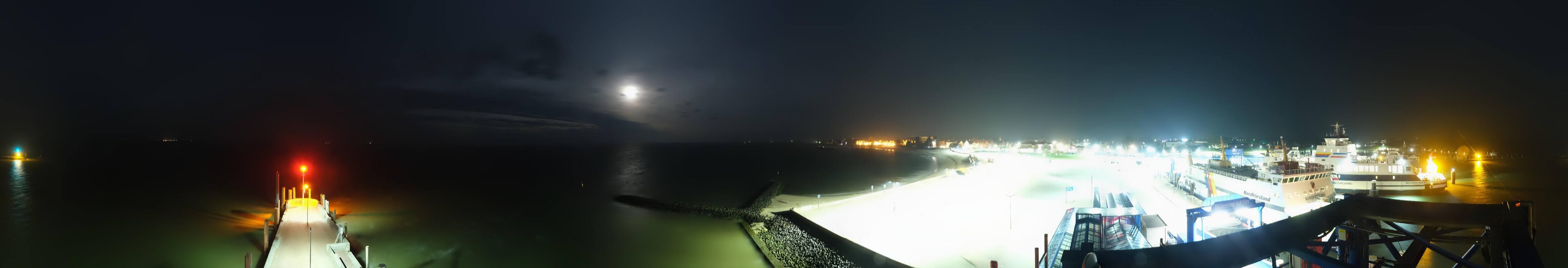 Archiv Foto Webcam Insel Föhr - Fähranleger Wyk