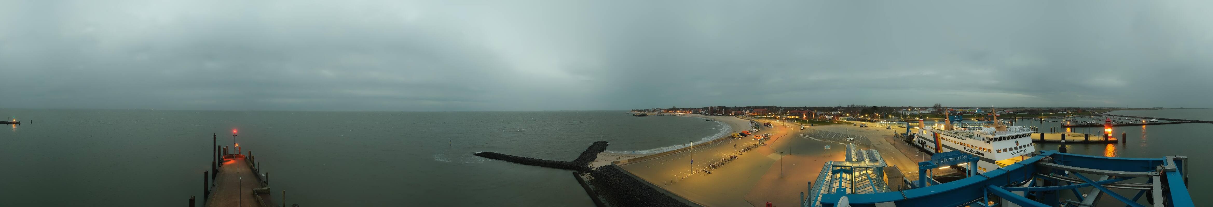 Archiv Foto Webcam Insel Föhr - Fähranleger Wyk