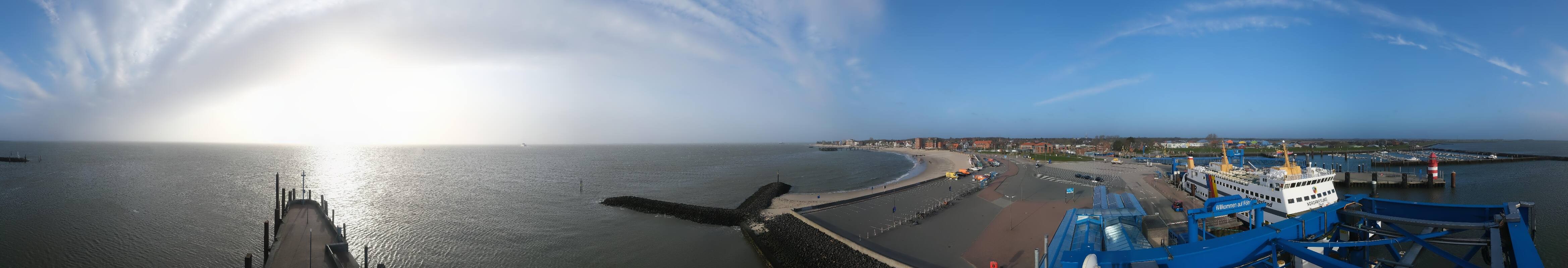 Archiv Foto Webcam Insel Föhr - Fähranleger Wyk