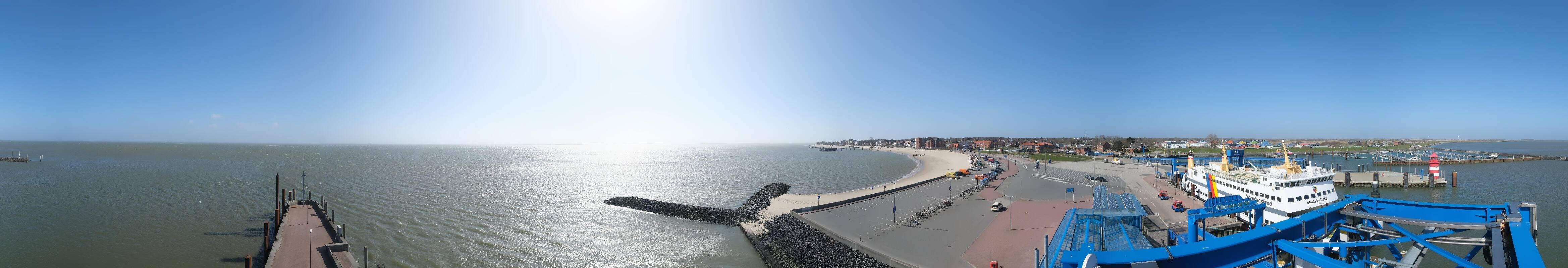 Archiv Foto Webcam Insel Föhr - Fähranleger Wyk