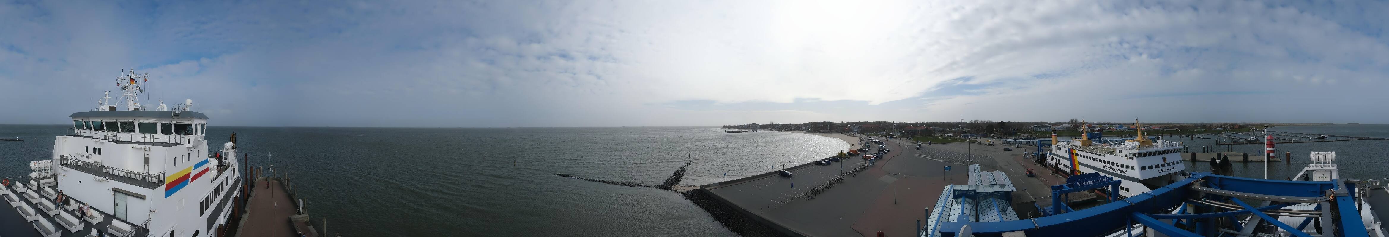 Archiv Foto Webcam Insel Föhr - Fähranleger Wyk