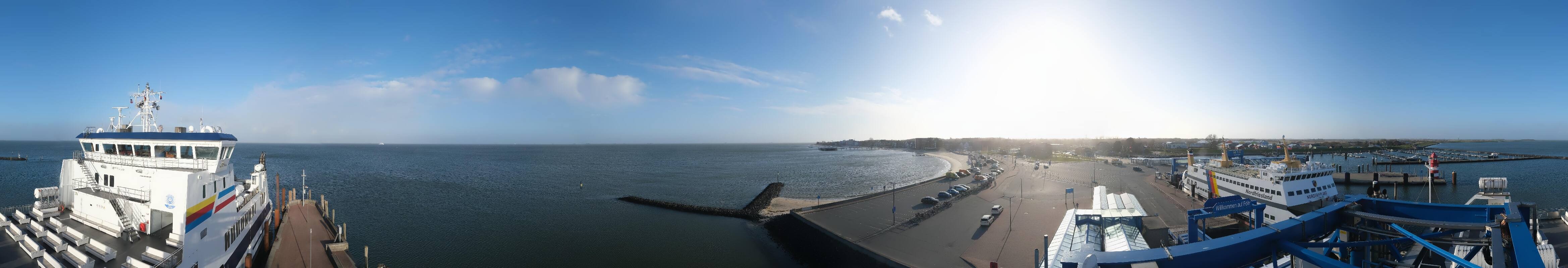 Archiv Foto Webcam Insel Föhr - Fähranleger Wyk