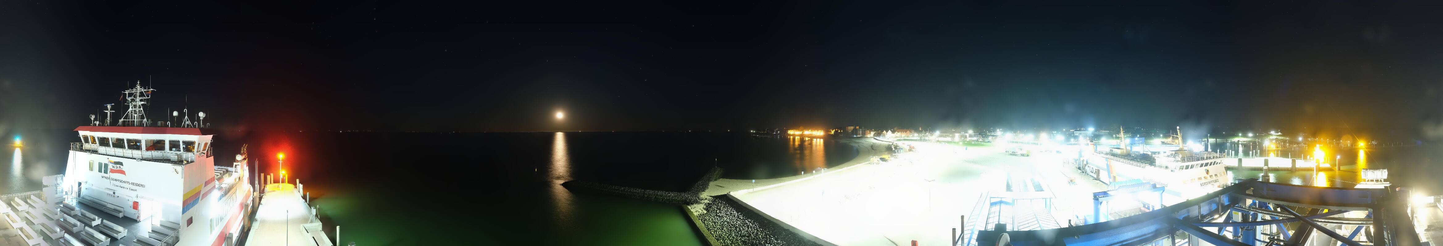Archiv Foto Webcam Insel Föhr - Fähranleger Wyk
