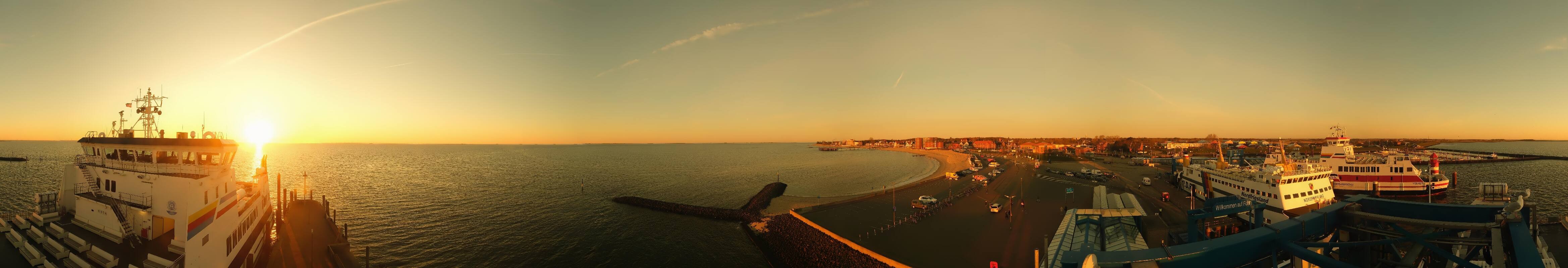 Archiv Foto Webcam Insel Föhr - Fähranleger Wyk