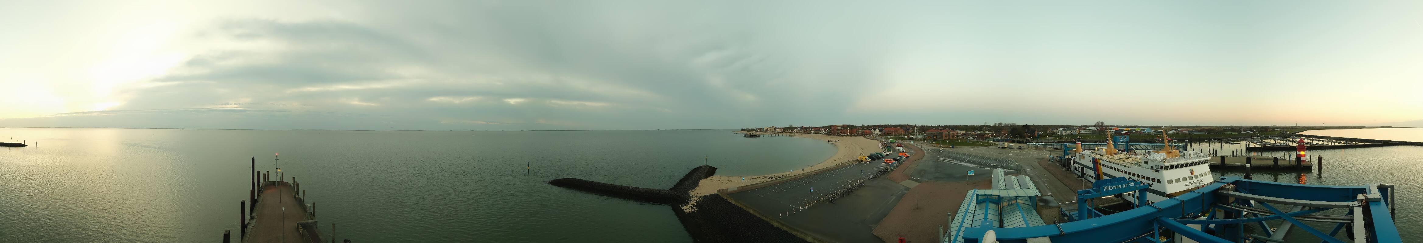 Archiv Foto Webcam Insel Föhr - Fähranleger Wyk