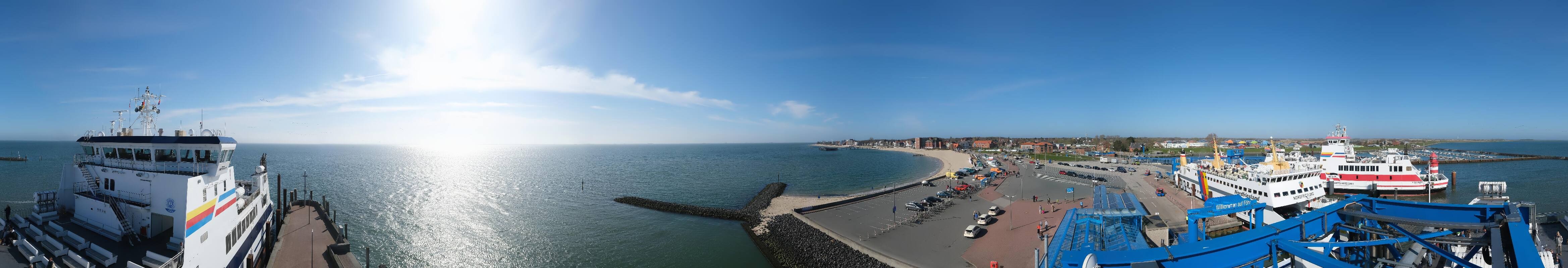 Archiv Foto Webcam Insel Föhr - Fähranleger Wyk