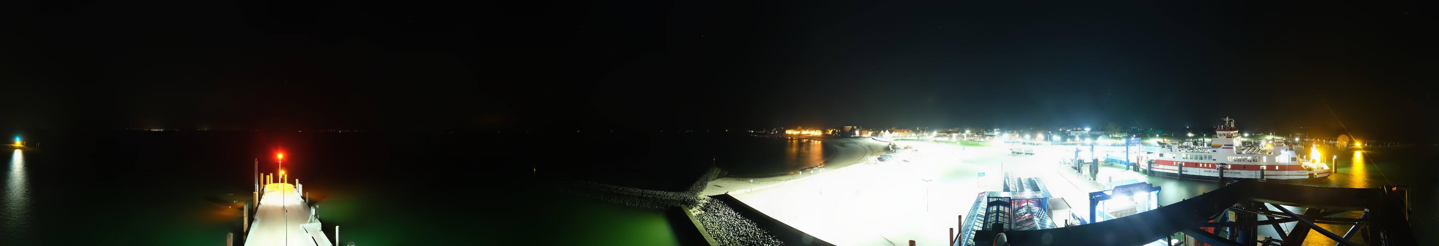 Archived image Webcam Föhr - Ferry terminal and harbour Wyk