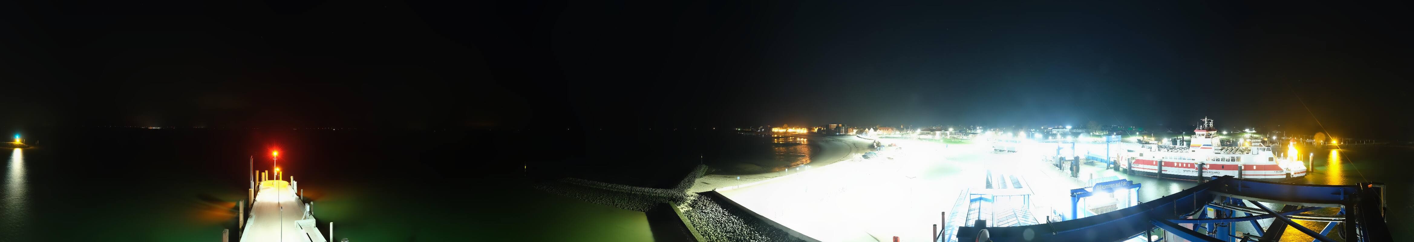 Archived image Webcam Föhr - Ferry terminal and harbour Wyk